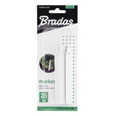 Маркер для растений, 12,5x1,3см, 25 шт., белый, TYE1213WH/25B