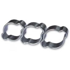 Хомут зажимной с двумя ушками 17-20мм/9мм. OZ1720