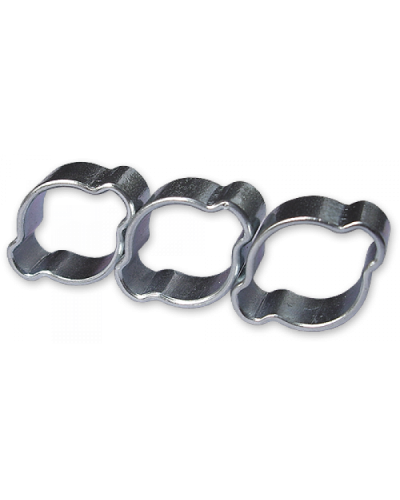 Хомут затискний із двома вушками 17-20мм/9мм. OZ1720