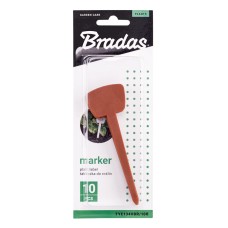 Маркер для растений, 13 x 4см – 10 шт., коричневый, TYE1340BR/10B