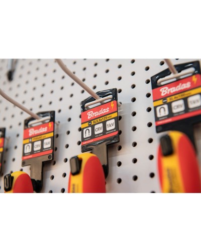 Викрутка хрестоподібна, PH0 3/60 мм 1 кВ, HOME & GARAGE, DIY-PH110060-V