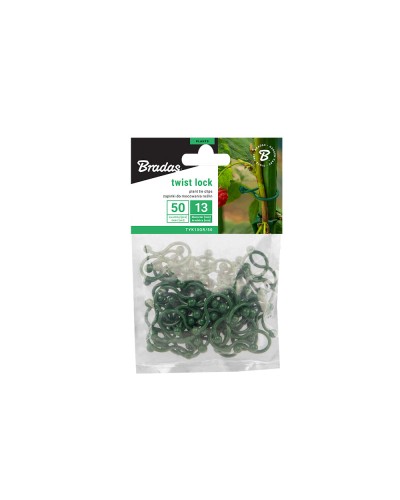 Зажимы диаметром 18 мм., 50 шт., TWIST LOCK, TYK18GR/50