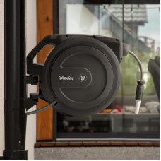 Катушка автоматическая со шлангом 1/2" 50м и аксессуарами WHITE LINE, WL-W7B50