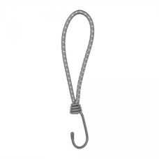 Петля эластичная 20см с металлическим крючком х 25шт. BUNGEE CORD HOOK. BCH4-0620GY-B