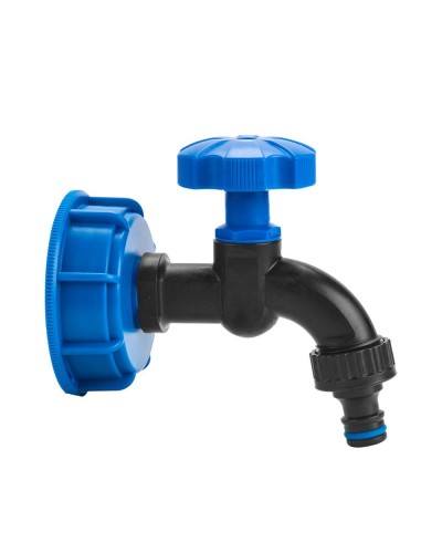 Набор IBC РО S60x6, кран, нейлон РЗ 1/2" на шланг 5/8", 1/2" + ниппель, IBCS60-WL-K112