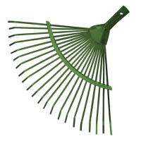 Граблі віялові металеві (без держака). KT-W004A
