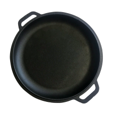 Казан чугунный туристический Brizoll с крышкой-сковородой 8л