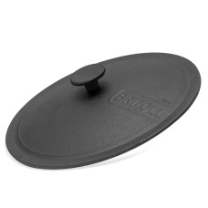 Сковорода чугунная Brizoll 26 см с литой ручкой и чугунной крышкой