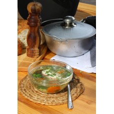 Казан алюминиевый Brizoll с крышкой 2 л