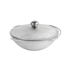 Казан алюминиевый азиатский Brizoll 4 л с дужкой, крышкой и треногой