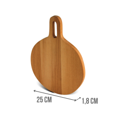 Доска для нарезки Brizoll круглая с ручкой RUTA 25 см