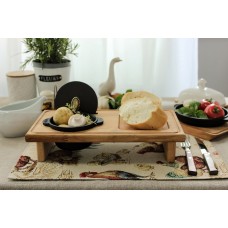 Кастрюля чугунная с подставкой 0,3 л