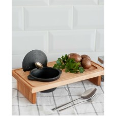 Кастрюля чугунная с подставкой 0,3 л