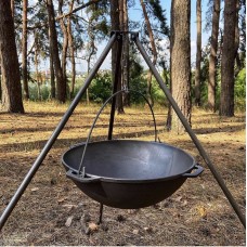 Казан чугунный азиатский Brizoll 12 л с треногой