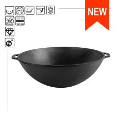 Чугунная сковорода WOK Brizoll 8 л