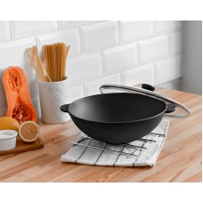 Чугунная сковорода WOK Brizoll 4,7 л