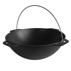 Казан чугунный азиатский Brizoll 8 л с подставкой