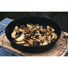 Сковорода чугунная без ручки Жаровня Brizoll 260 х 60 мм