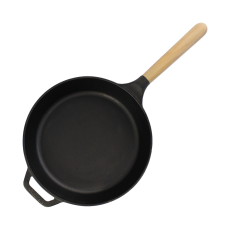 Сковорода чугунная Brizoll NEXT 220 х 40 мм со стеклянной крышкой