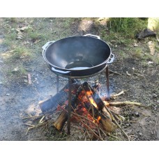 Казан чугунный азиатский Brizoll 12 л с подставкой