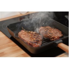 Чугунная сковорода гриль Optima 280 х 280 х 50 мм