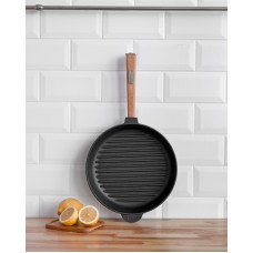 Чугунная сковорода гриль Optima 260 х 40 мм