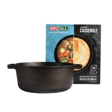 Кастрюля чугунная без крышки 4л