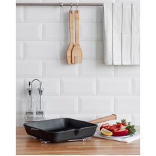 Чугунная сковорода гриль Brizoll Optima 260 х 260 х 50 мм