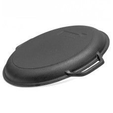 Сковорода чавунна Brizoll 28 см з чавунною кришкою-сковородою