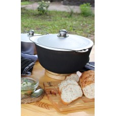 Казан алюминиевый Brizoll с дужкой и крышкой 4 л