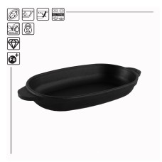 Сковорода чугунная овальная Brizoll 180 х 100 х 25 мм