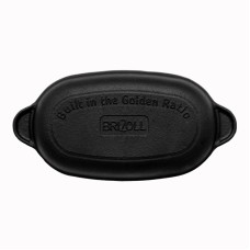 Сковорода чугунная овальная Brizoll 180 х 100 х 25 мм