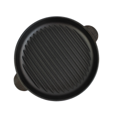 Сковорода чугунная Гриль Brizoll 260х35 мм "Monolith"