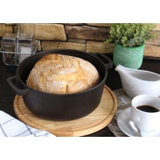 Кастрюля чугунная без крышки 6л