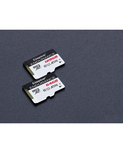 microSDXC (UHS-1 U1) Kingston Endurance 128Gb class 10 А1 (R95MB/s, W45MB/s) (SDCE/128GB)