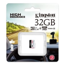 microSDHC (UHS-1 U1) Kingston Endurance 32Gb class 10 А1 (R95MB/s, W30MB/s) (SDCE/32GB)