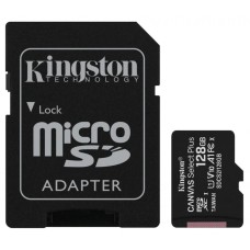 microSDXC (UHS-1) Kingston Canvas Select Plus 128Gb 10 А1 (R-100MB/s) (adapter SD) (SDCS2/128GB)