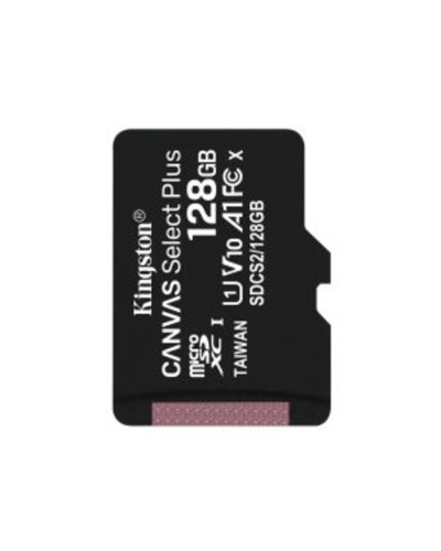 microSDXC (UHS-1) Kingston Canvas Select Plus 128Gb class 10 А1 (R-100MB/s) (SDCS2/128GBSP)