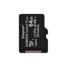 microSDXC (UHS-1) Kingston Canvas Select Plus 64Gb 10 А1 (R-100MB/s) (adapter SD) (SDCS2/64GB)
