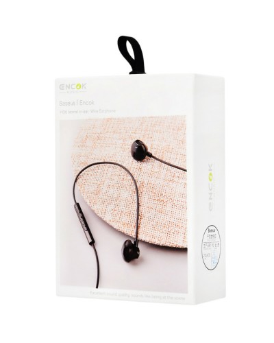 Навушники Baseus Encok H06 lateral in-ear Wire Earphone Black 3.5 mini-jack (NGH06-01)