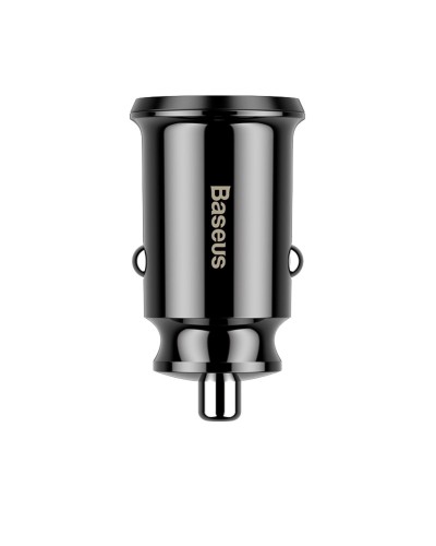 Автомобільний зарядний пристрій Baseus Grain Car Charger 3.1A Black (CCALL-ML01)