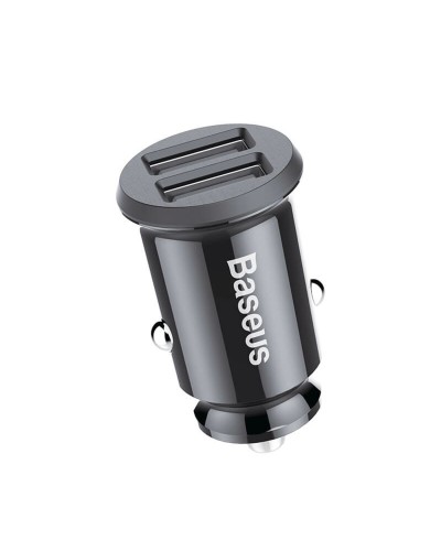 Автомобільний зарядний пристрій Baseus Grain Car Charger 3.1A Black (CCALL-ML01)