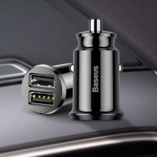 Автомобильное зарядное устройство для Baseus Grain Car Charger 3.1A Black (CCALL-ML01)