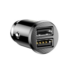 Автомобильное зарядное устройство для Baseus Grain Car Charger 3.1A Black (CCALL-ML01)