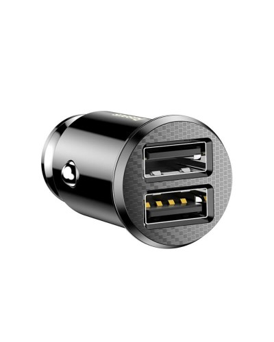 Автомобільний зарядний пристрій Baseus Grain Car Charger 3.1A Black (CCALL-ML01)