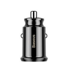 Автомобильное зарядное устройство для Baseus Grain Car Charger 3.1A Black (CCALL-ML01)