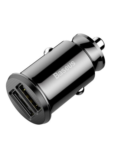 Автомобільний зарядний пристрій Baseus Grain Car Charger 3.1A Black (CCALL-ML01)