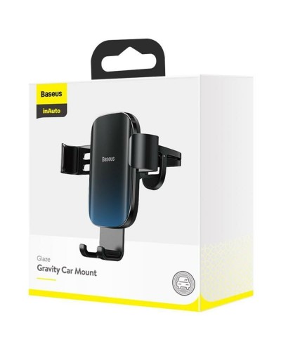 Тримач для мобiльного Baseus Glaze Gravity Car Mount Black (SUYL-LG01)