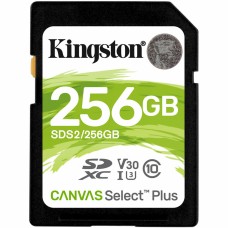 SDXC (UHS-1 U1) Kingston Canvas Select Plus 256Gb 10 V10 (R-100MB/s) (SDS2/256GB)