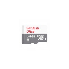 microSDXC (UHS-1) SanDisk Ultra 64Gb class 10 A1 (100Mb/s) (adapter SD) (SDSQUNR-064G-GN3MA)